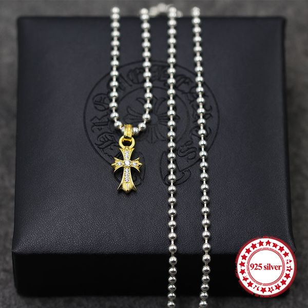 100% s925 sterling silver pendant plated 24k gold zircon couple inlaid punk style simple wild cross shape to send a gift of lover
100% s925 sterling silver pendant plated 24k gold zircon couple inlaid punk style simple wild cross shape to send a gift of lover