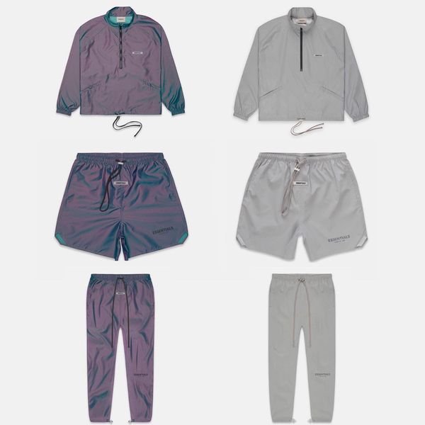 fog fear of god essentials metallic iridescent nylon set grey reflective lightweight jackets shorts pants & bottom hip hop streetwear, White;black
fog fear of god essentials metallic iridescent nylon set grey reflective lightweight jackets shorts pants & bottom hip hop streetwear, White;black