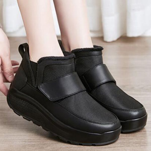 fashion snow boots winter platform warm plus velvet women boots mother shoes casual cotton winter autumn botas mujer fa98, Black
fashion snow boots winter platform warm plus velvet women boots mother shoes casual cotton winter autumn botas mujer fa98, Black