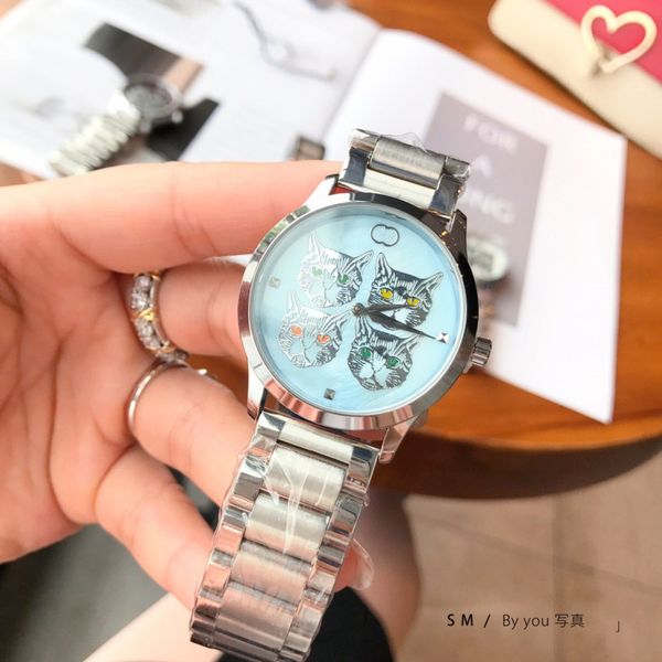 explosive cat head cute ladies fashion watch stainless steel strap quartz watch authentic all-match temperament watch, Slivery;brown
explosive cat head cute ladies fashion watch stainless steel strap quartz watch authentic all-match temperament watch, Slivery;brown