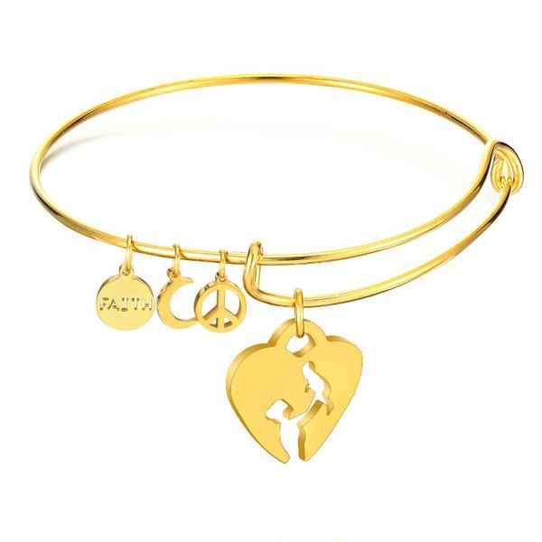 luxukisskids adjustable bracelet bangles for women girl broken heart moon pendants baby kid bangles wholesales, Black
luxukisskids adjustable bracelet bangles for women girl broken heart moon pendants baby kid bangles wholesales, Black