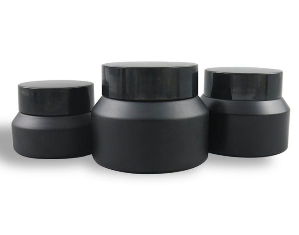 360 x 15g 30g 50g frost black glass cream jar with black lids white seal insertion container cosmetic packaging glass cream pot
360 x 15g 30g 50g frost black glass cream jar with black lids white seal insertion container cosmetic packaging glass cream pot