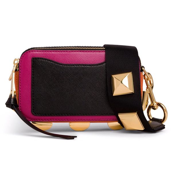 women rivet shoulder bag genuine leather material crossbody girl bags rose red peacock blue color
women rivet shoulder bag genuine leather material crossbody girl bags rose red peacock blue color