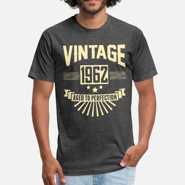 vintage 1962 aged to perfection t shirt men designs 100% cotton round collar fit gift new style summer normal shirt
vintage 1962 aged to perfection t shirt men designs 100% cotton round collar fit gift new style summer normal shirt