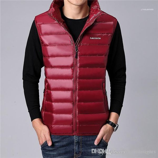 stand collar sleeveless homme clothing warm style fashion casual apparel mens winter designer down solid color, Black
stand collar sleeveless homme clothing warm style fashion casual apparel mens winter designer down solid color, Black