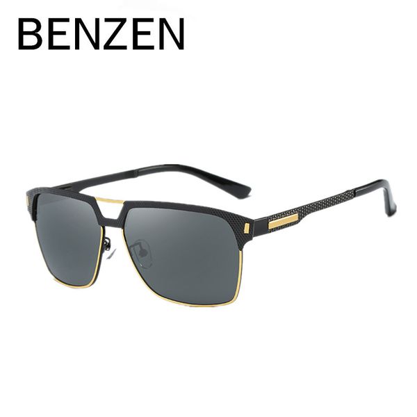 sunglasses benzen polarized men classic alloy rectangle sun glasses male uv 400 for driving shades black with case 9286, White;black
sunglasses benzen polarized men classic alloy rectangle sun glasses male uv 400 for driving shades black with case 9286, White;black
