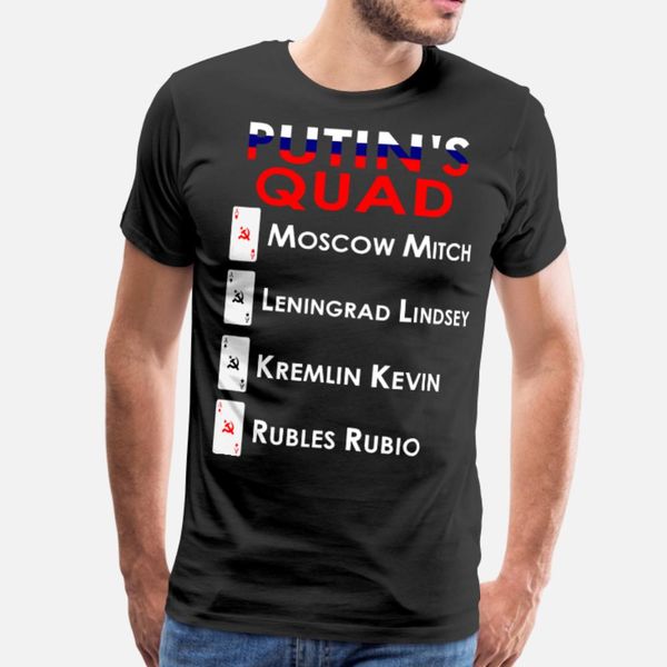 putin's jackpot hand quad of republicans sarcasm t shirt men customize short sleeve s-xxxl letter gift fashion spring formal shirt
putin's jackpot hand quad of republicans sarcasm t shirt men customize short sleeve s-xxxl letter gift fashion spring formal shirt