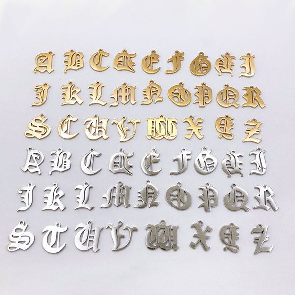 gothic 26 letters necklaces pendants stainless steel initial letter alphabet pendant necklace diy jewelry accessories, Silver
gothic 26 letters necklaces pendants stainless steel initial letter alphabet pendant necklace diy jewelry accessories, Silver