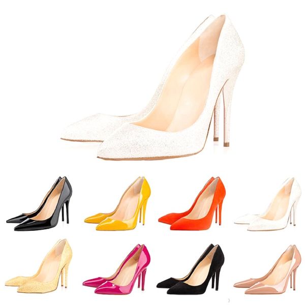 2020 red bottom fashion high heels for women party wedding triple nude yellow glitter spikes pointed toes pumps womens dress shoes, Black
2020 red bottom fashion high heels for women party wedding triple nude yellow glitter spikes pointed toes pumps womens dress shoes, Black