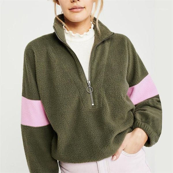 casual zipper panelled contrast color long sleeve sweatshirts female clothing womens 2020 designer hoodies autumn winter, Black
casual zipper panelled contrast color long sleeve sweatshirts female clothing womens 2020 designer hoodies autumn winter, Black