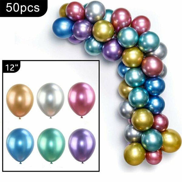 50 pcs/pack 10" solid chrome balloons metallic balloons gold balloons globos wedding birthday solid metallic balloon party decorations
50 pcs/pack 10" solid chrome balloons metallic balloons gold balloons globos wedding birthday solid metallic balloon party decorations