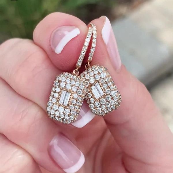 godki new trendy fashion drop earrings for women wedding cubic zirconia dubai bridal earrings costume jewelry 2020 summer party, Silver
godki new trendy fashion drop earrings for women wedding cubic zirconia dubai bridal earrings costume jewelry 2020 summer party, Silver