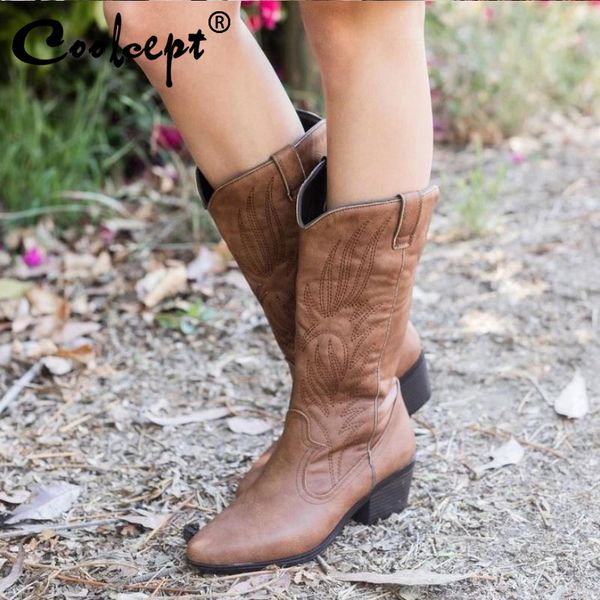 coolcept women half short boots thick heel print women winter shoes fashion ladies short boots party footwear size 35-44, Black
coolcept women half short boots thick heel print women winter shoes fashion ladies short boots party footwear size 35-44, Black