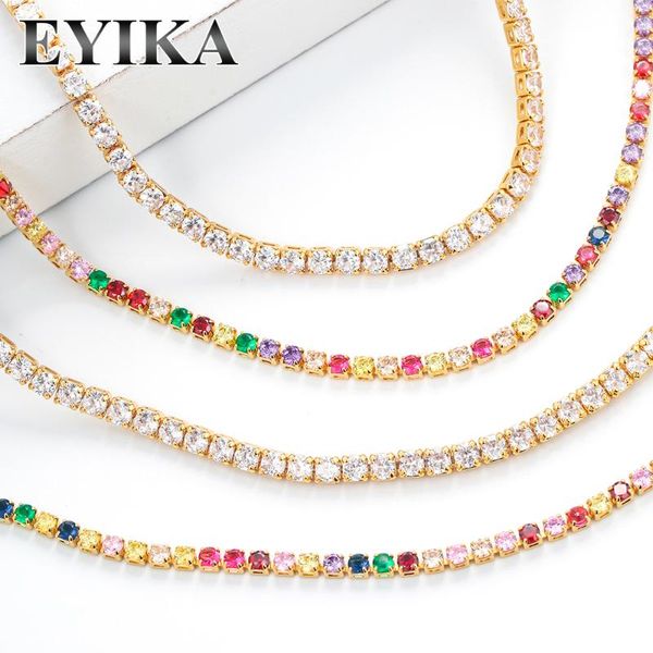 eyika rainbow cubic zirconia stone chocker necklace women beach jewelry collares de moda gold color 40cm for party/gift, Silver
eyika rainbow cubic zirconia stone chocker necklace women beach jewelry collares de moda gold color 40cm for party/gift, Silver