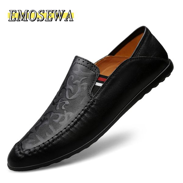 emosewa mazefeng 2020 new summer man leather slip-on casual shoes adults fashion lazy loafers men driving doug shoes breathable, Black
emosewa mazefeng 2020 new summer man leather slip-on casual shoes adults fashion lazy loafers men driving doug shoes breathable, Black