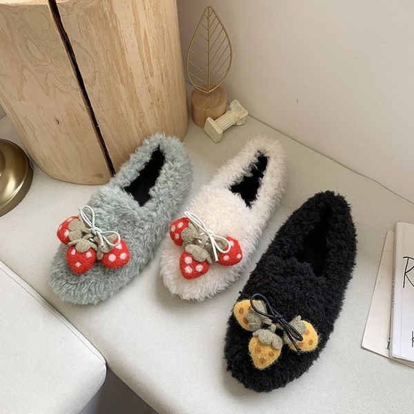 fashion women loafers cartoon strawberry plush casual comfortable loafer shallow female lazy a pedal peas cotton shoes y18-18, Black
fashion women loafers cartoon strawberry plush casual comfortable loafer shallow female lazy a pedal peas cotton shoes y18-18, Black