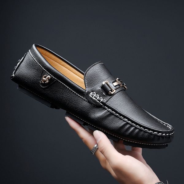 2020 new fashion casual men's shoes leather shoes sports wild sheepskin driving fisherman light luxury and simple, Black
2020 new fashion casual men's shoes leather shoes sports wild sheepskin driving fisherman light luxury and simple, Black