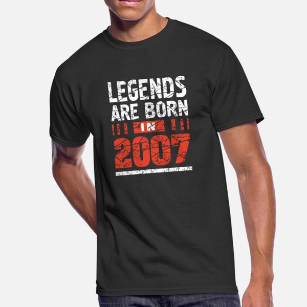 legends are born in 2007 t shirt men print 100% cotton round neck pictures fit humor summer formal shirt
legends are born in 2007 t shirt men print 100% cotton round neck pictures fit humor summer formal shirt