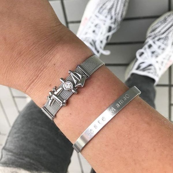 tennis somsoar jewelry silvering love travels mesh charm bracelet with airplane sailboat diy charmbands bangle for women as gift, Golden;silver
tennis somsoar jewelry silvering love travels mesh charm bracelet with airplane sailboat diy charmbands bangle for women as gift, Golden;silver