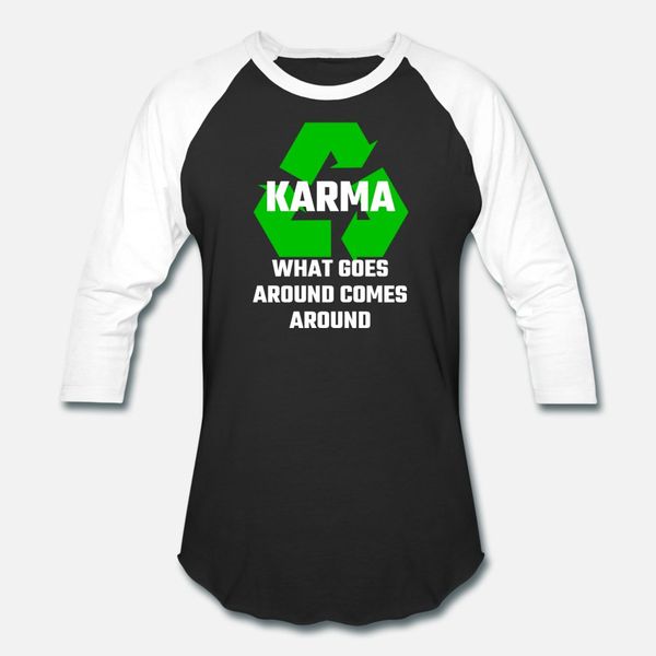 karma karma what goes around comes around t shirt men custom 100% cotton size s-3xl homme fit new style spring family shirt
karma karma what goes around comes around t shirt men custom 100% cotton size s-3xl homme fit new style spring family shirt