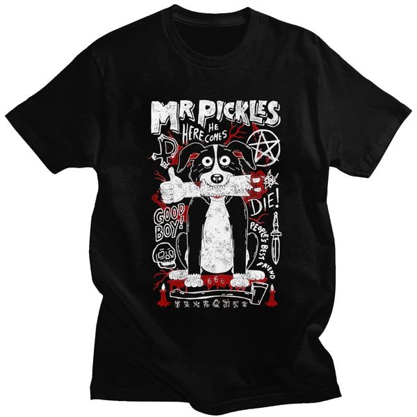 funny mr pickles t shirt men short-sleeve humor tv adultswim mature dog evil satan t-shirt pure cotton slim fit tee
funny mr pickles t shirt men short-sleeve humor tv adultswim mature dog evil satan t-shirt pure cotton slim fit tee