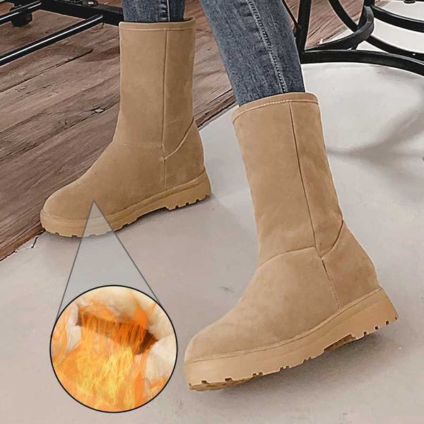 plus size 34-50 new popular women snow boots faux fur increased heels warm fur inside solid winter boots female shoes woman, Black
plus size 34-50 new popular women snow boots faux fur increased heels warm fur inside solid winter boots female shoes woman, Black