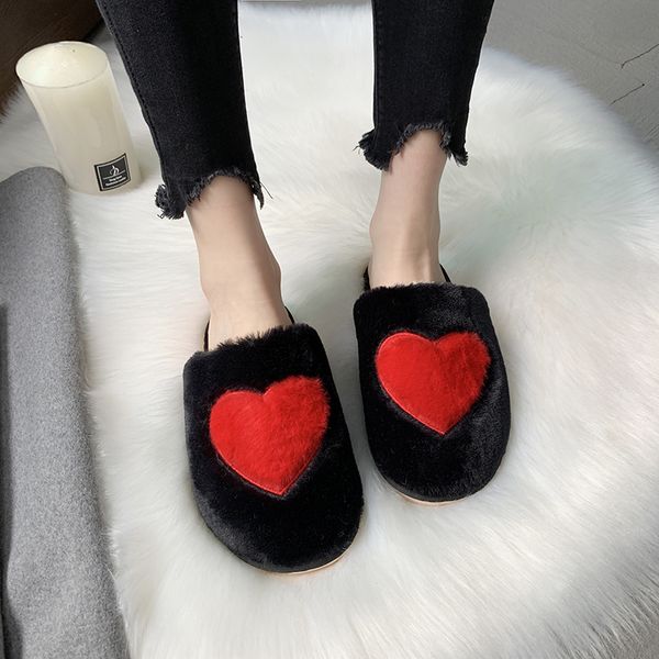 cover toe fur shoes flock home slippers women's pantofle slides fashion low plush massage flat 2020 luxury soft rome rubber, Black
cover toe fur shoes flock home slippers women's pantofle slides fashion low plush massage flat 2020 luxury soft rome rubber, Black