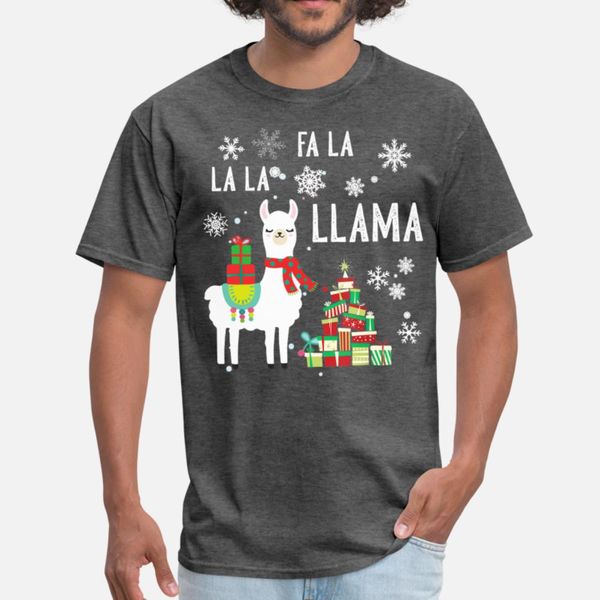 fa la la llama santa shirt christmas funny gift t shirt men create tee shirt round neck solid color interesting new fashion summer style
fa la la llama santa shirt christmas funny gift t shirt men create tee shirt round neck solid color interesting new fashion summer style