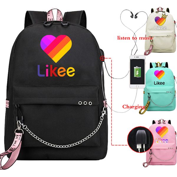 likee backpack usb charging likee video app lapbackpack school bags for teenage girls 2020 russian styles zipper bookbag
likee backpack usb charging likee video app lapbackpack school bags for teenage girls 2020 russian styles zipper bookbag