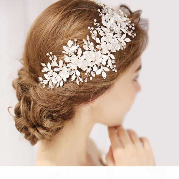 queenco silver floral bridal headpiece tiara wedding hair accessories hair vine handmade headband jewelry for bride, Golden;white
queenco silver floral bridal headpiece tiara wedding hair accessories hair vine handmade headband jewelry for bride, Golden;white