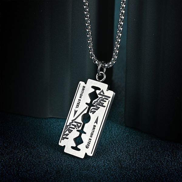 blade necklace mens hip hop punk pendant stainless steel fashion chain necklace jewelry on the neck gifts for male accessories, Silver
blade necklace mens hip hop punk pendant stainless steel fashion chain necklace jewelry on the neck gifts for male accessories, Silver