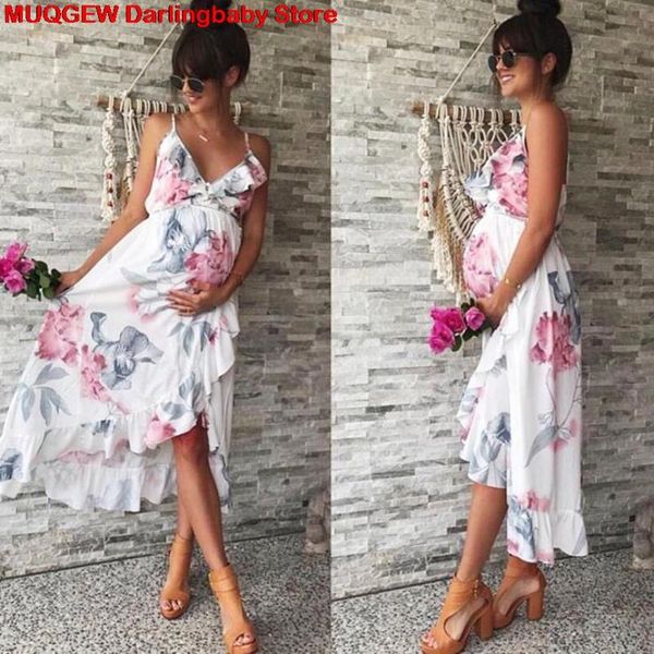 maternity dresses maternity clothes pregnancy dress pregnant dress casual floral falbala pregnants comfortable sundress, White 
maternity dresses maternity clothes pregnancy dress pregnant dress casual floral falbala pregnants comfortable sundress, White