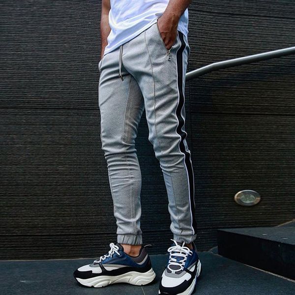men's pants mens joggers stripe causal skinny sweatpants trousers fitness tracksuit bottom streetwear male track, Black
men's pants mens joggers stripe causal skinny sweatpants trousers fitness tracksuit bottom streetwear male track, Black