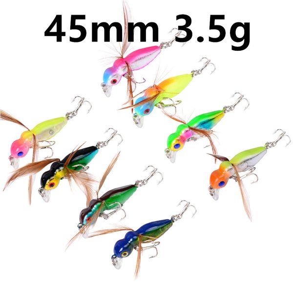 mixed 8 color 45mm 3.5g bee fishing hooks fishhooks 10# hook hard baits & lures artificial bait pesca fishing tackle accessories
mixed 8 color 45mm 3.5g bee fishing hooks fishhooks 10# hook hard baits & lures artificial bait pesca fishing tackle accessories