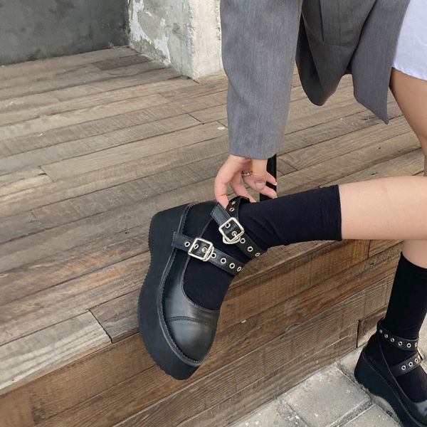 boussac black punk rivets platform mary janes shoes women chunky heel creepers high heels women pumps round toe goth shoes
boussac black punk rivets platform mary janes shoes women chunky heel creepers high heels women pumps round toe goth shoes