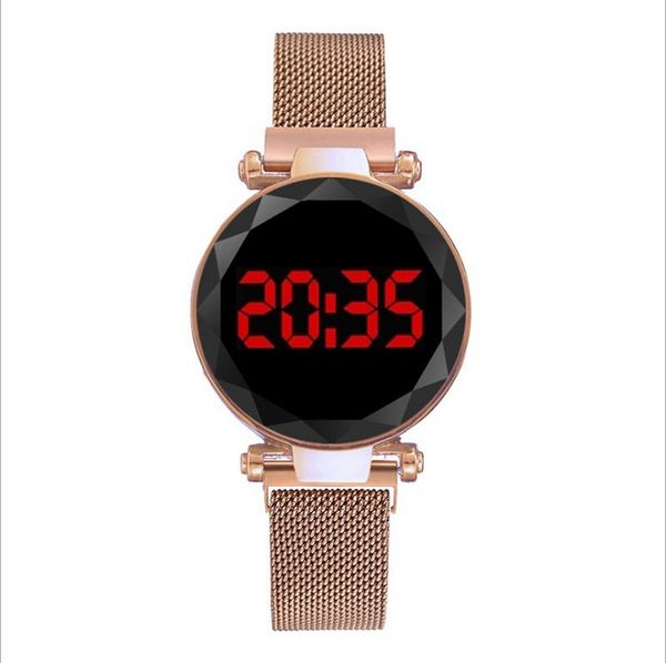 highend new fashion electronic watch womens fashion touch screen cold light magnet milan mesh belt watch, Slivery;brown
highend new fashion electronic watch womens fashion touch screen cold light magnet milan mesh belt watch, Slivery;brown