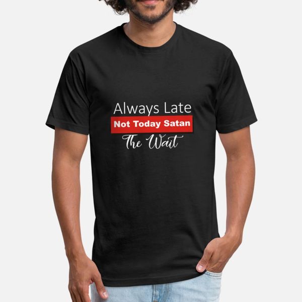not today satan t shirt men customized cotton s-3xl standard sunlight new style spring letter shirt, White;black
not today satan t shirt men customized cotton s-3xl standard sunlight new style spring letter shirt, White;black