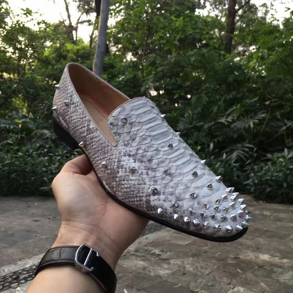 designer mens rivets dress leather shoes pointed toes slip-on luxury red bottom office wedding party flat loafers leather shoe size37-47, Black
designer mens rivets dress leather shoes pointed toes slip-on luxury red bottom office wedding party flat loafers leather shoe size37-47, Black