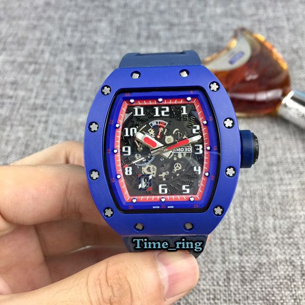 edition rm030 skeleton dial ceramic case japan miyota automatic movement rm030 sapphire mens watch blue rubber strap designer watches, Slivery;brown
edition rm030 skeleton dial ceramic case japan miyota automatic movement rm030 sapphire mens watch blue rubber strap designer watches, Slivery;brown