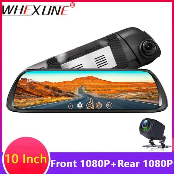 whexune 10 inch touch car dvr streaming rear view mirror dash camera fhd 1080p video recorder dual lens with rear view camera
whexune 10 inch touch car dvr streaming rear view mirror dash camera fhd 1080p video recorder dual lens with rear view camera