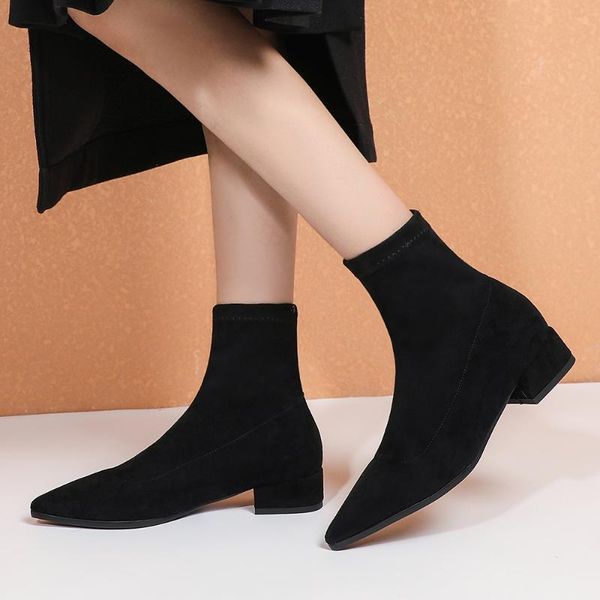 fashion women boots elastic ankle boots thick heel high heels shoes woman socks 2020 new autumn winter zapatos de mujer, Black
fashion women boots elastic ankle boots thick heel high heels shoes woman socks 2020 new autumn winter zapatos de mujer, Black