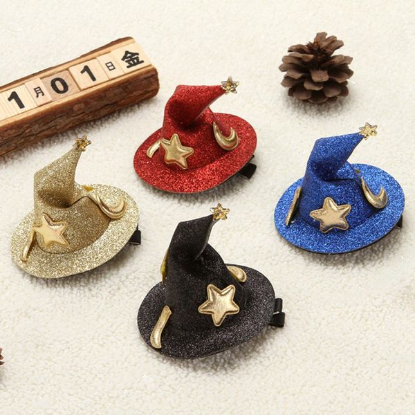 cute children glitter halloween hairpins mini witch hat hair clips party festival headdress halloween cosplay costume props
cute children glitter halloween hairpins mini witch hat hair clips party festival headdress halloween cosplay costume props