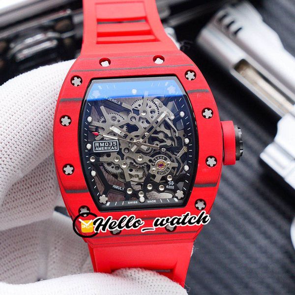 version new red ntpt carbon fiber case rm035 skeleton dial miyota automatic mens watch rm35-02 red rubber strap watches hello_watch, Slivery;brown
version new red ntpt carbon fiber case rm035 skeleton dial miyota automatic mens watch rm35-02 red rubber strap watches hello_watch, Slivery;brown