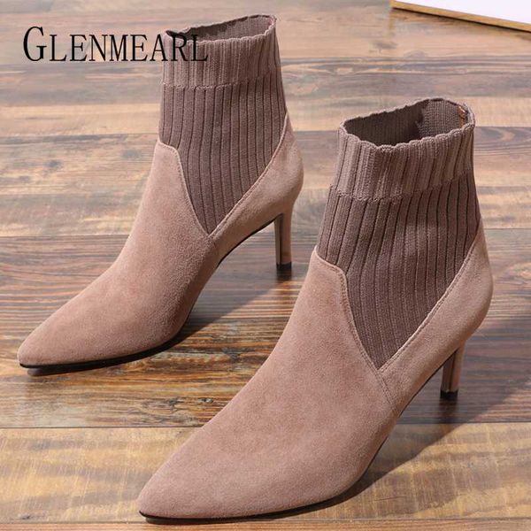 women boots stretch winter sock boots women shoes ankle boot female fabric elastic pointed toe ankle shoes woman 2020, Black
women boots stretch winter sock boots women shoes ankle boot female fabric elastic pointed toe ankle shoes woman 2020, Black