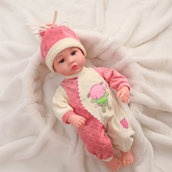 simulation baby doll toy vinyl rebirth doll child companion early education development
simulation baby doll toy vinyl rebirth doll child companion early education development
