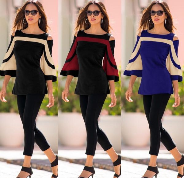 women t-shirt tees clothes solid loose autumn stitched strapless bat sleeve sweater sweatshirts girls pullover tshirt blouse cz81004, White
women t-shirt tees clothes solid loose autumn stitched strapless bat sleeve sweater sweatshirts girls pullover tshirt blouse cz81004, White