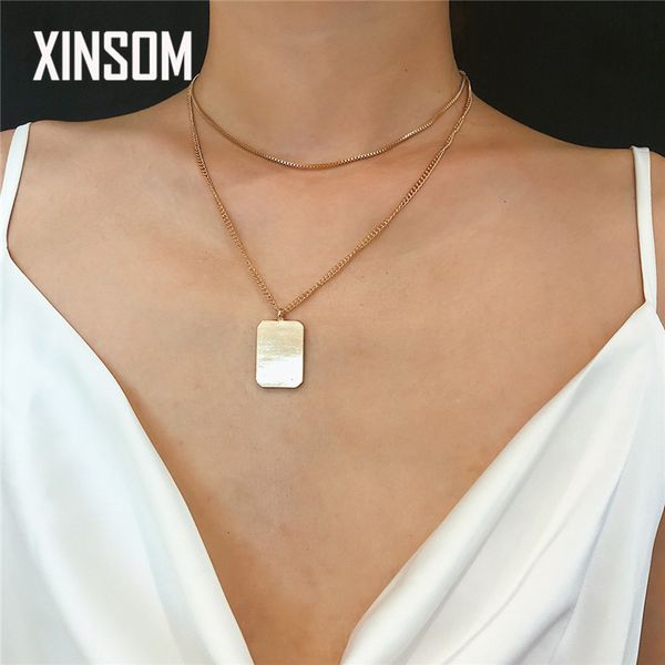 xinsom minimalist pendant necklace for women gold silver color multilayers statement necklace fashion jewelry girls gift 20xs839
xinsom minimalist pendant necklace for women gold silver color multilayers statement necklace fashion jewelry girls gift 20xs839