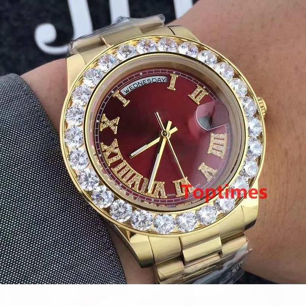 luxury 18k gold president day-date geneva men big diamonds dial bezel automatic wrist role men's watch reloj watches wristwatches, Slivery;brown
luxury 18k gold president day-date geneva men big diamonds dial bezel automatic wrist role men's watch reloj watches wristwatches, Slivery;brown