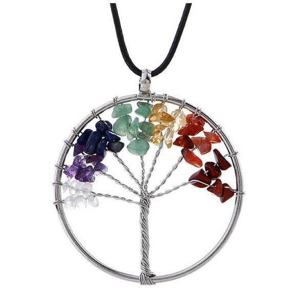 12 colors chakra fashion necklaces heart natural women jewelry for pendants necklace life of multicolor silver tree chakra stone whole2019
12 colors chakra fashion necklaces heart natural women jewelry for pendants necklace life of multicolor silver tree chakra stone whole2019