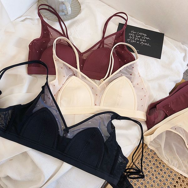 transparent thin cotton cup women underwear sets cup triangle grenadine wire bra and panty set 3 color ladies lingerie, Red;black
transparent thin cotton cup women underwear sets cup triangle grenadine wire bra and panty set 3 color ladies lingerie, Red;black